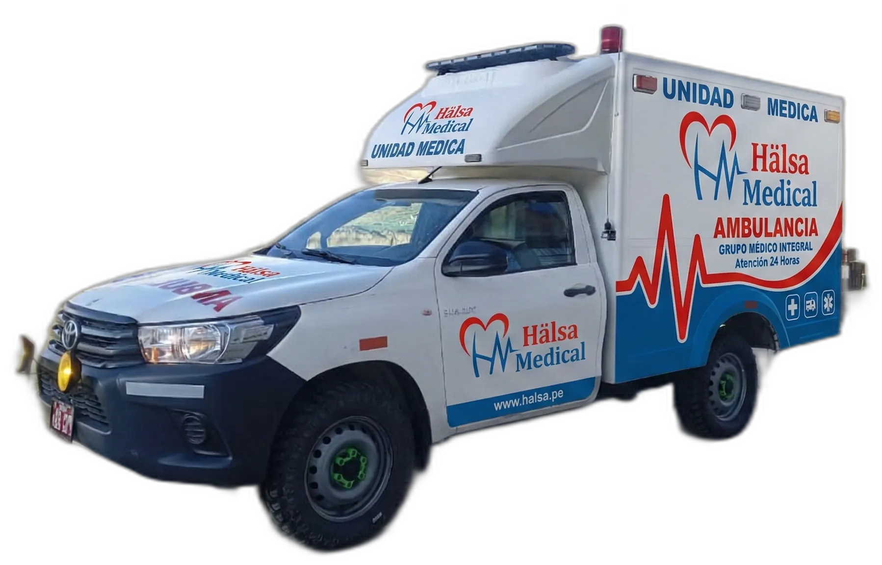 Ambulancia Toyota Hilux 4x4 Tipo II - Hälsa Medical