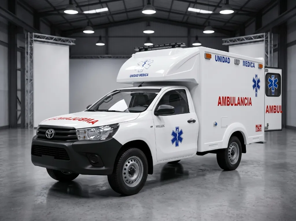 Alquiler Ambulancia Hilux 4x4 · Tipo II Rural Minera